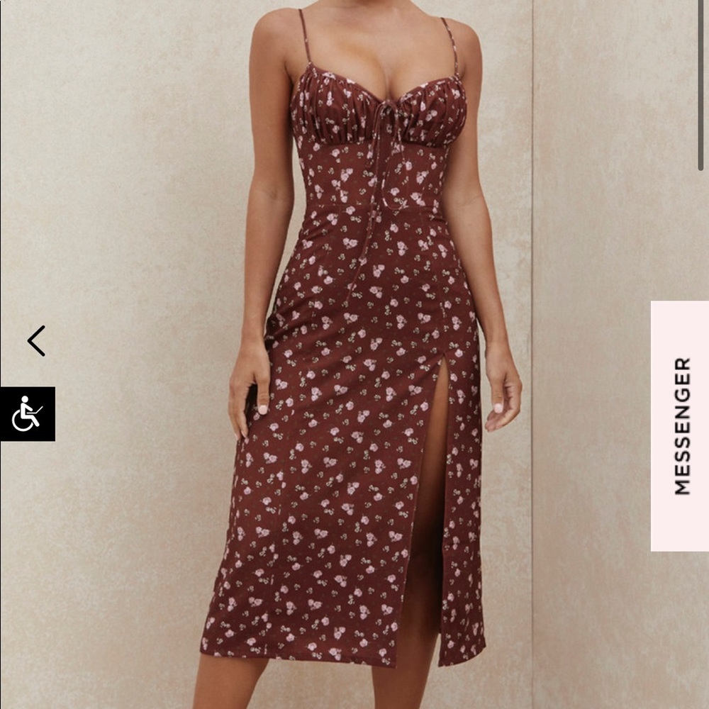 House of CB Carina dress in wine